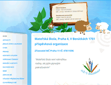 Tablet Screenshot of ms-benatky.cz